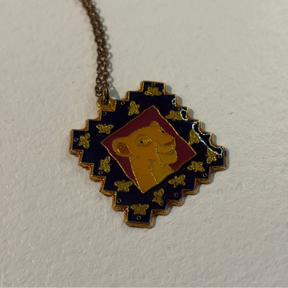 Vintage 1990s Disney Lion King Nala Necklace by AAi Brand